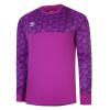 Umbro Flux Goalkeeper Jersey LS - Purple Cactus / Electric Purple