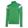 Umbro Half Zip Top Junior - TW Emerald / Lush Meadows / Brilliant White