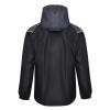 Umbro Hooded Shower Jacket Junior - Black / Carbon / Brilliant White