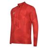 Umbro Maxium 1/4 Zip Training Top - Vermillion