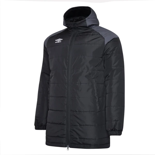 Umbro Hooded Padded Jacket - Junior - TW Navy / Peacoat