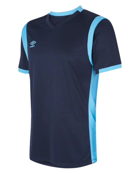 Umbro Spartan Jersey SS - Dark Navy / Sky Blue