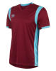 Umbro Spartan Jersey SS - New Claret / Sky Blue