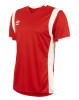 Umbro Spartan Jersey SS - Vermillion / White