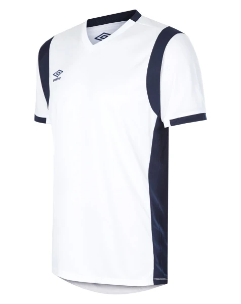 Umbro Spartan Jersey SS - White / Dark Navy