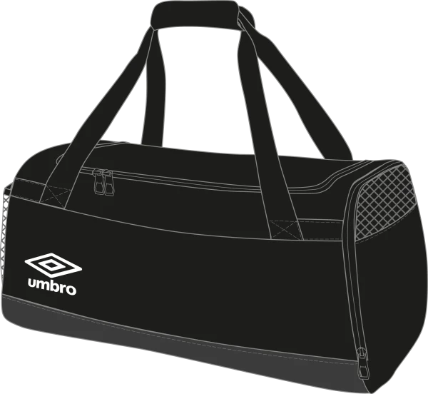 Umbro Team Training Medium Holdall - Black/ White