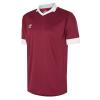 Umbro Tempest Jersey SS - New Claret / White