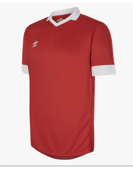 Umbro Tempest Jersey SS - Vermillion / White