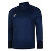 Umbro Total Training 1/4 Zip Jacket - TW Navy / Dk Navy / White