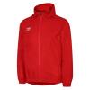 Umbro Total Training Waterproof Jacket - Vermillion / Black