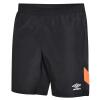 Umbro Training Shorts Junior - Black / Shocking Orange