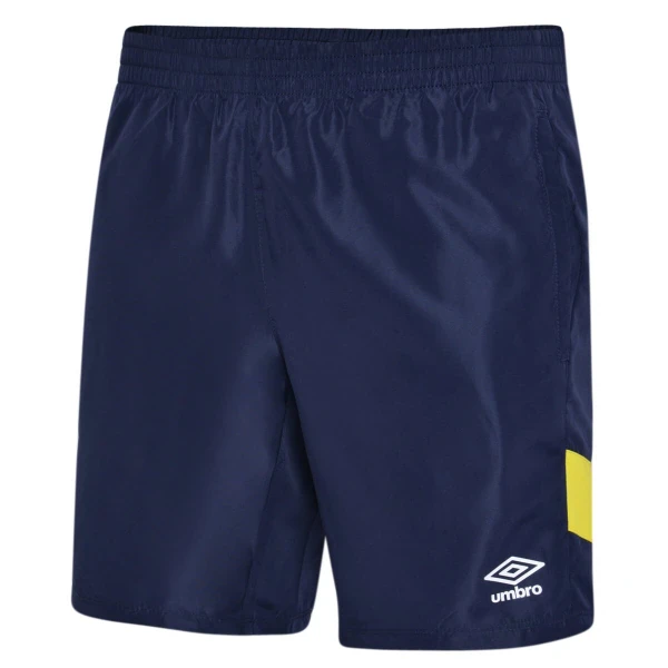 Umbro Training Shorts Junior - Peacoat / Blazing Yellow