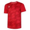 Umbro Triassic Jersey SS - Vermillion / Jester Red