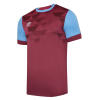 Umbro Vier Jersey - New Claret / Sky Blue