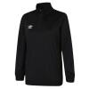 Umbro Club Essential Women's 1/4 Zip Sweatshirt - Black