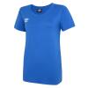 Umbro Women's Club Leisure Crew T-Shirt - TW Royal / White