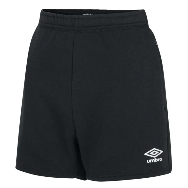 Umbro Womens Club Leisure Jog Short - Black / White