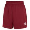 Umbro Club Women's Shorts - New Claret