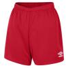 Umbro Club Women's Shorts - Vermillion