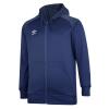 Umbro Zipped Hoody Junior - Peacoat / TW Navy