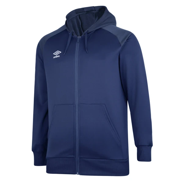 Umbro Zipped Hoody Junior - Peacoat / TW Navy