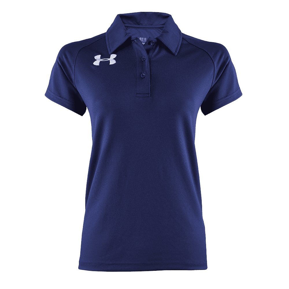 Under armour best sale navy polo shirt