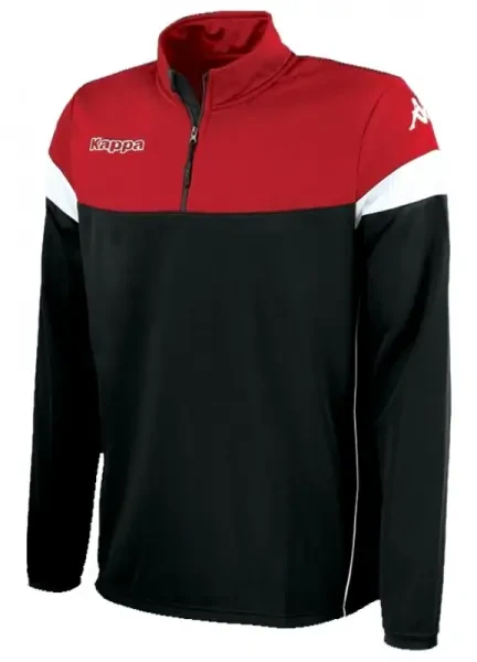 Kappa Novare Quarter zip - Black-Red-White - Medium