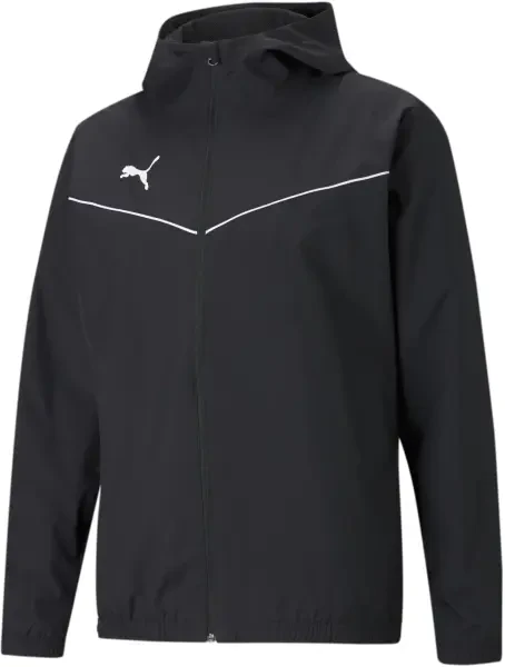 Puma teamRISE Rain Jacket - Puma Black / White