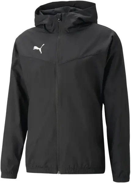 Puma teamRISE Rain Jacket - Puma Black / Black