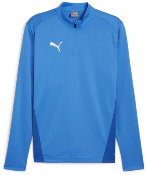 Puma teamGOAL Training 1/4 Zip Top - Electric Blue Lemonade