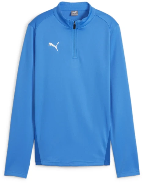 Puma teamGOAL Women's 1/4 Zip Training Top - Electric Blue Lemonade