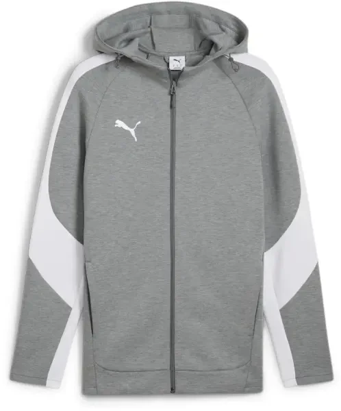 Puma teamEVOSTRIPE Hooded Jacket - Medium Grey