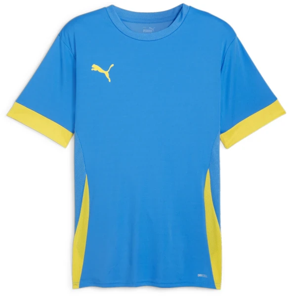 Puma teamGOAL Matchday Jersey - Electric Blue Lemonade / Faster Yellow