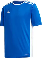 Adidas Junior Entrada 18 Shirt - Blue/White - 9-10Y (end of line)